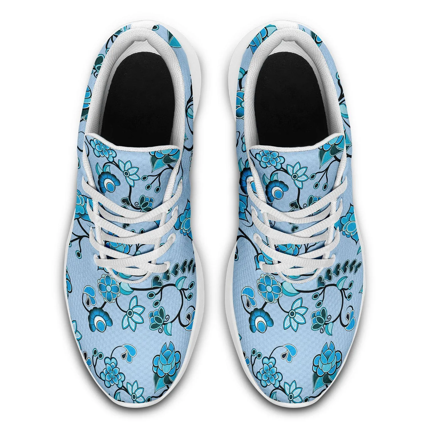 Blue Floral Amour Ikkaayi Sport Sneakers