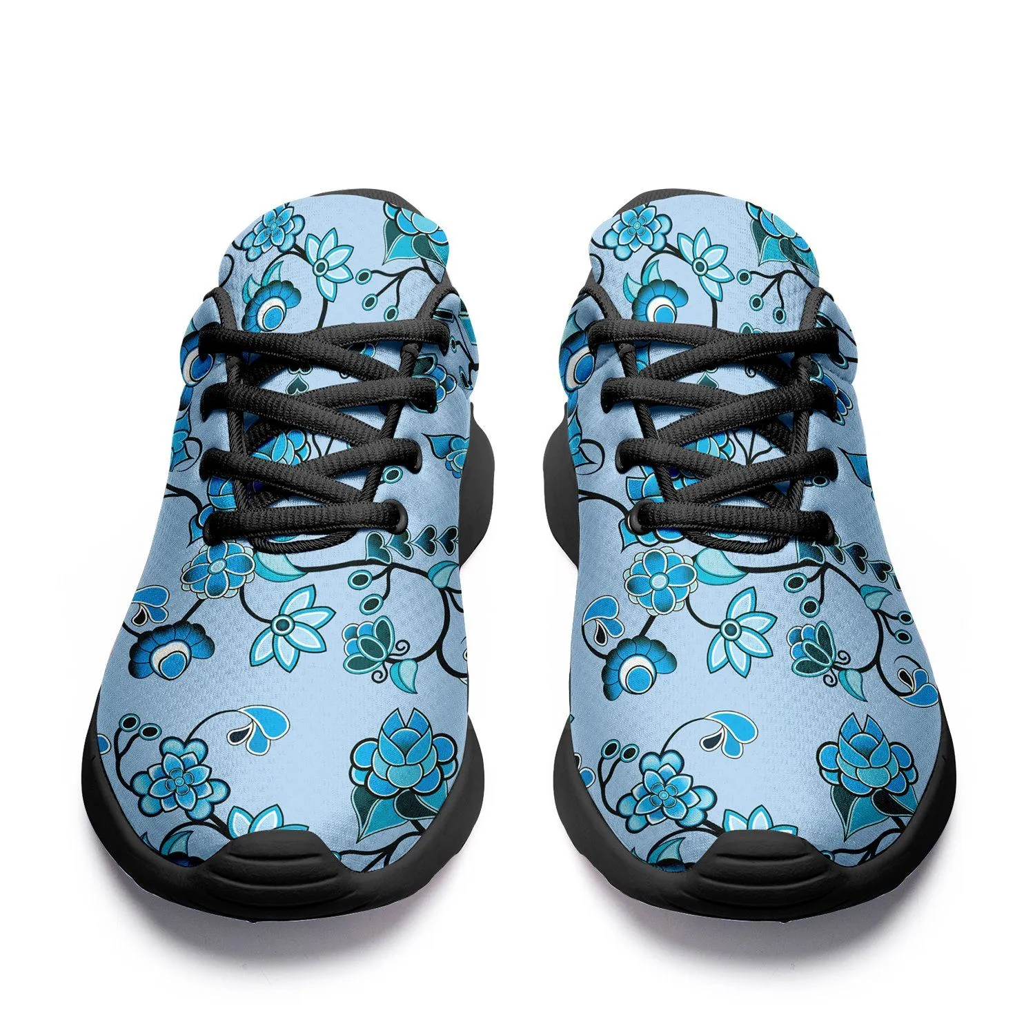 Blue Floral Amour Ikkaayi Sport Sneakers