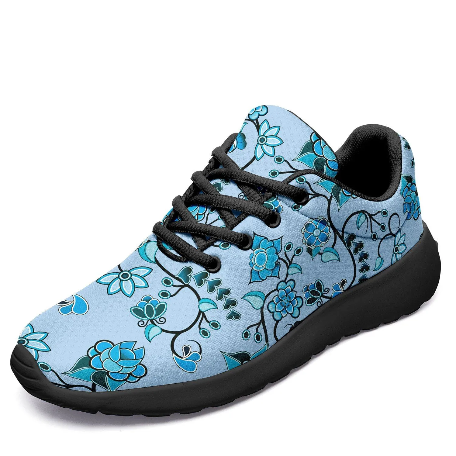 Blue Floral Amour Ikkaayi Sport Sneakers