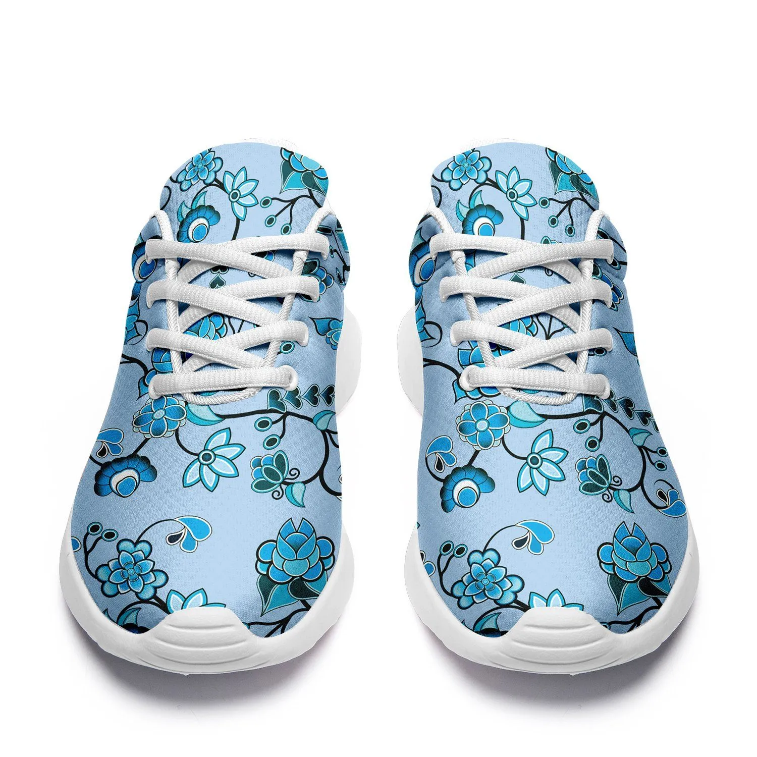 Blue Floral Amour Ikkaayi Sport Sneakers