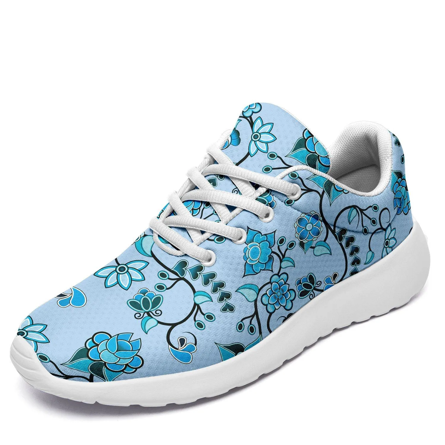 Blue Floral Amour Ikkaayi Sport Sneakers