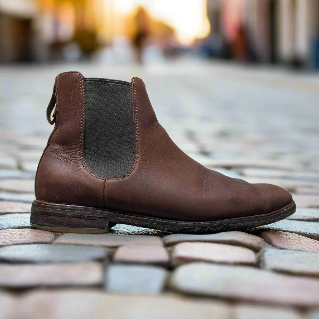 Clarks Taylor Shine Ankle Boots - Brown Size UK 10 / EU 44.5 / US 11