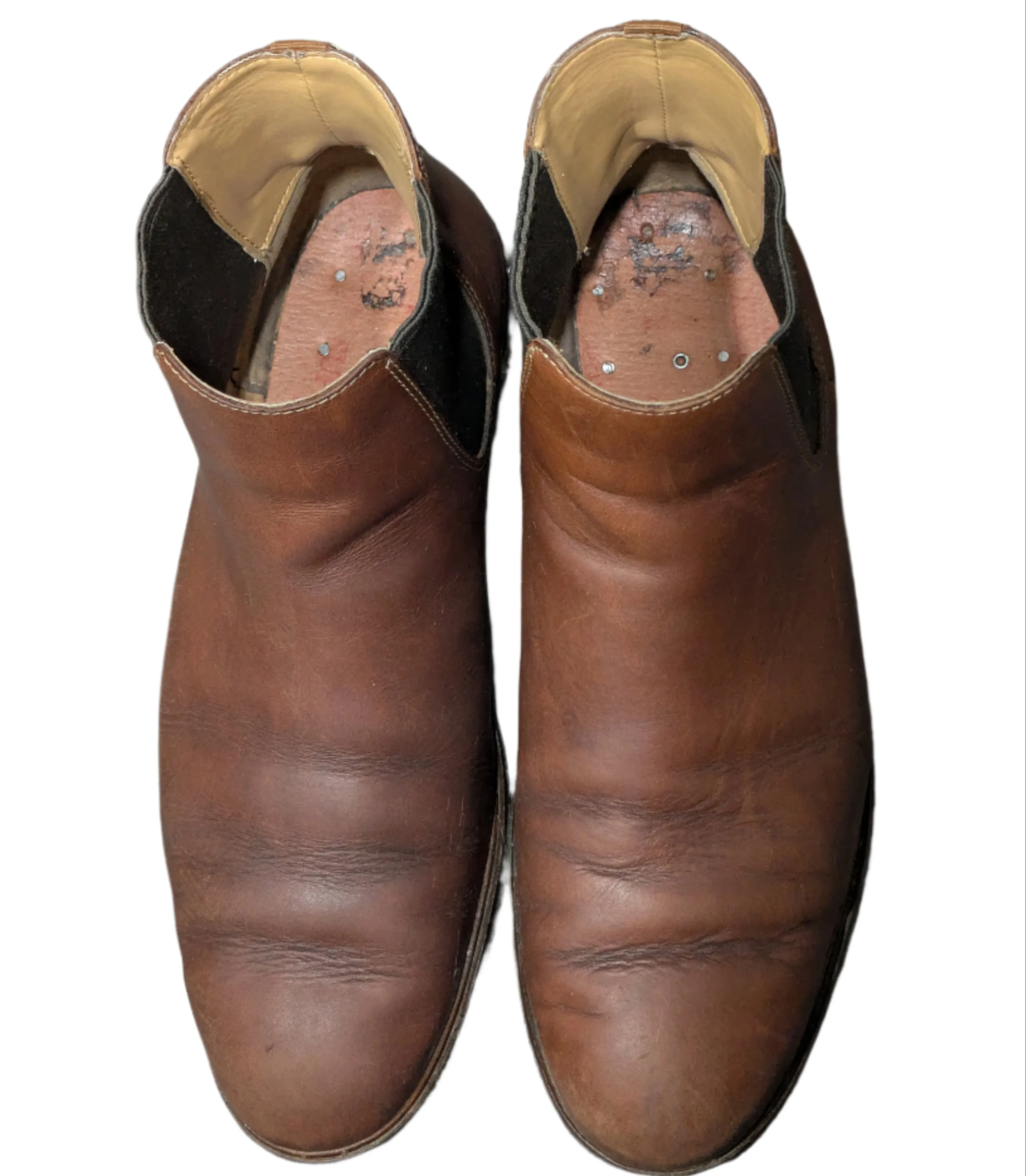 Clarks Taylor Shine Ankle Boots - Brown Size UK 10 / EU 44.5 / US 11