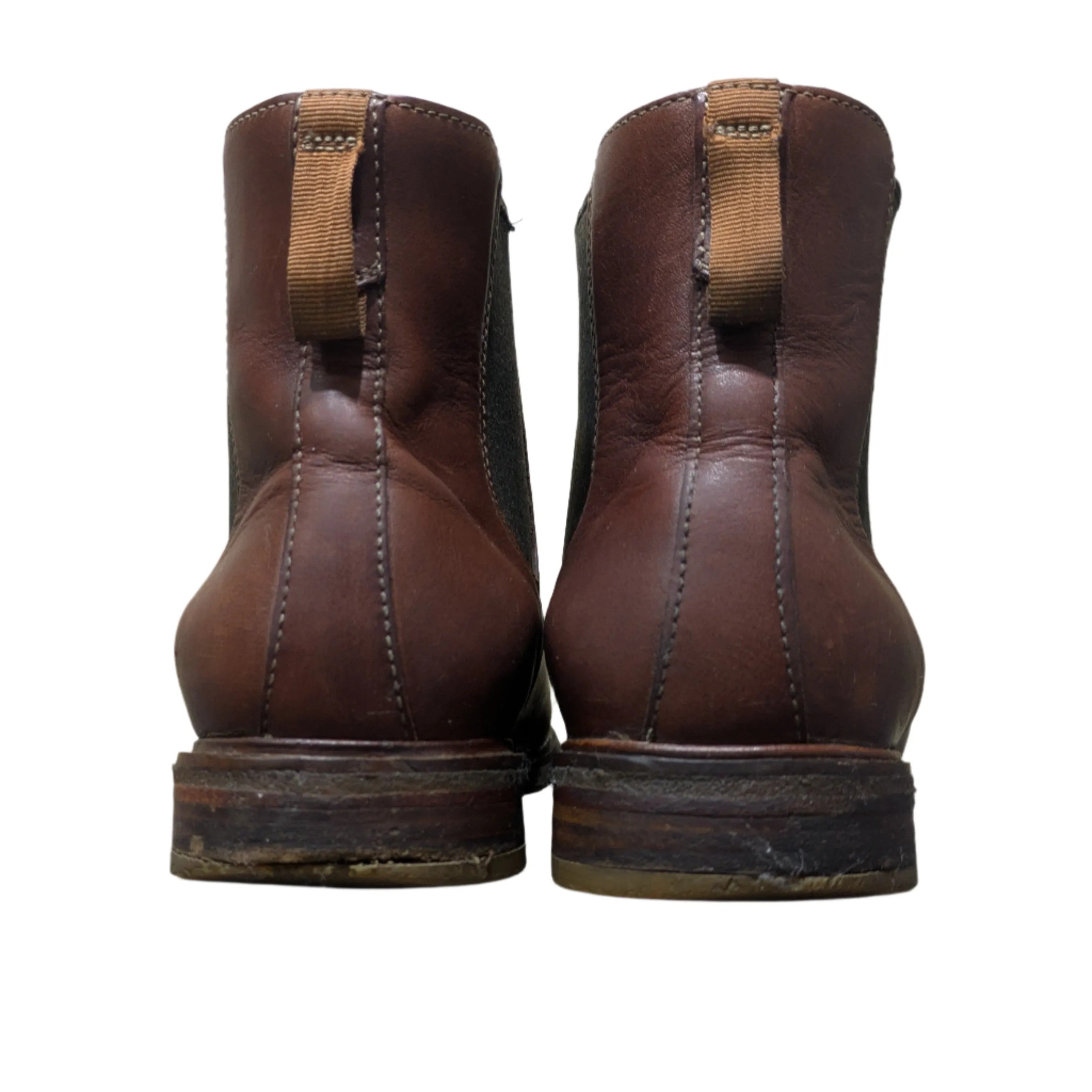 Clarks Taylor Shine Ankle Boots - Brown Size UK 10 / EU 44.5 / US 11