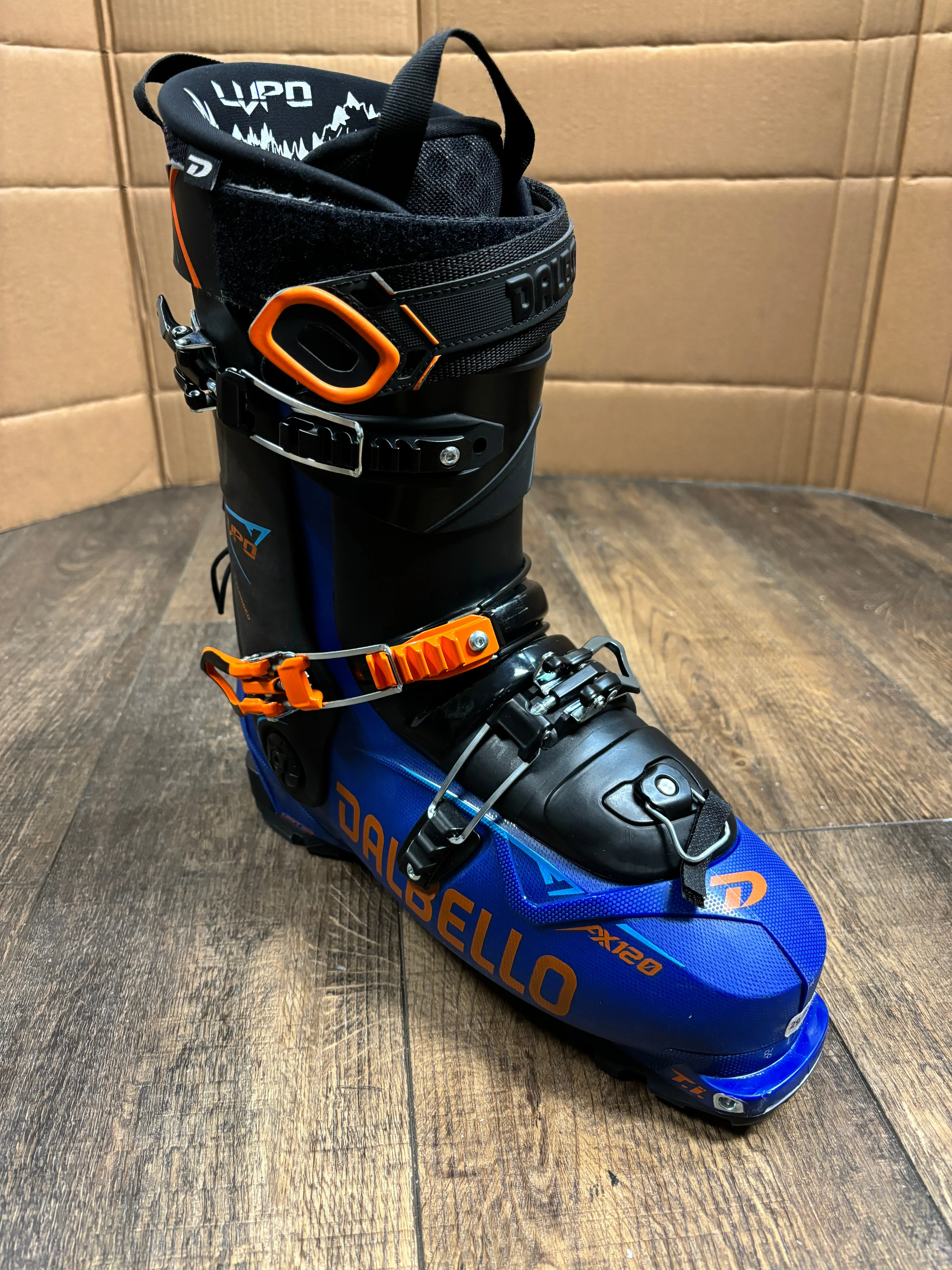 Dalbello Lupo AX 120 AT tech ski boots mondo 29 29.5 men 11 11.5 Grip Walk