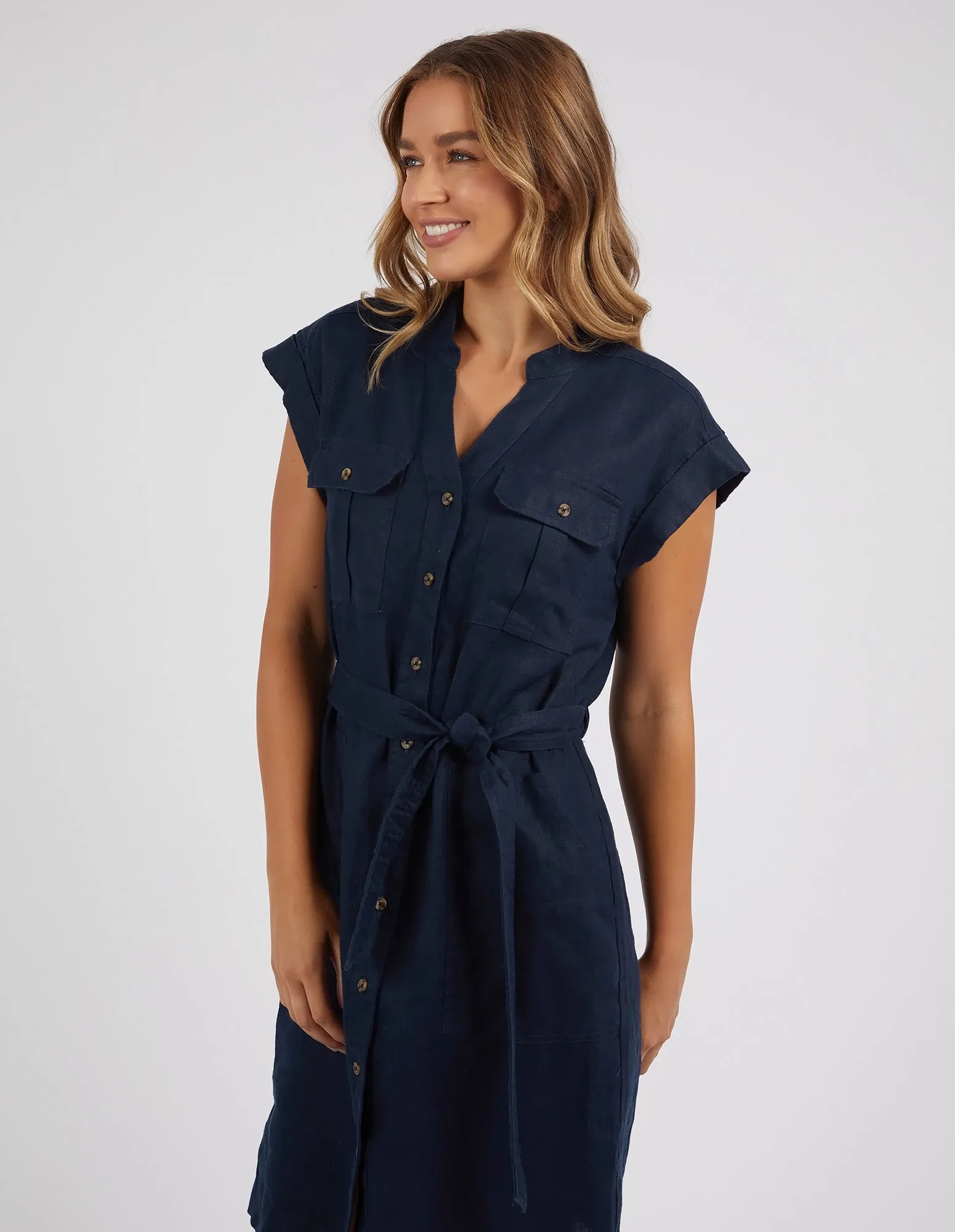 Foxwood Harlow Dress Dark Sapphire
