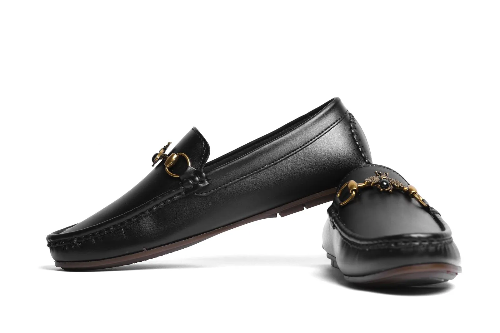 Gucc Leather Loafers