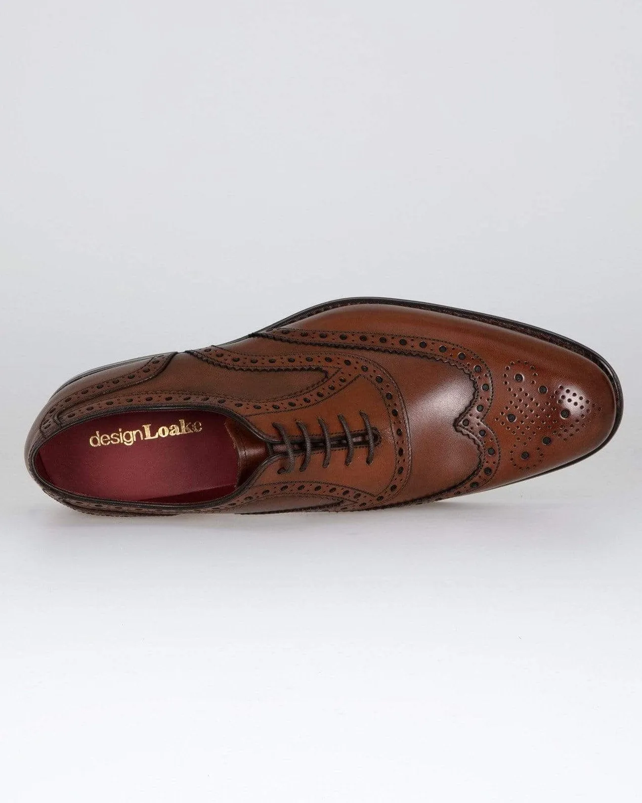 Loake Design Kerridge Oxford Brogue - Cedar