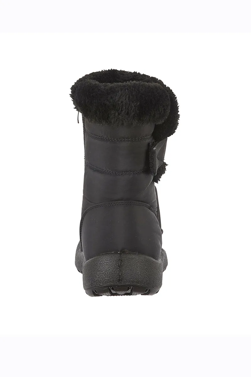 Tab Detail Padded Boots