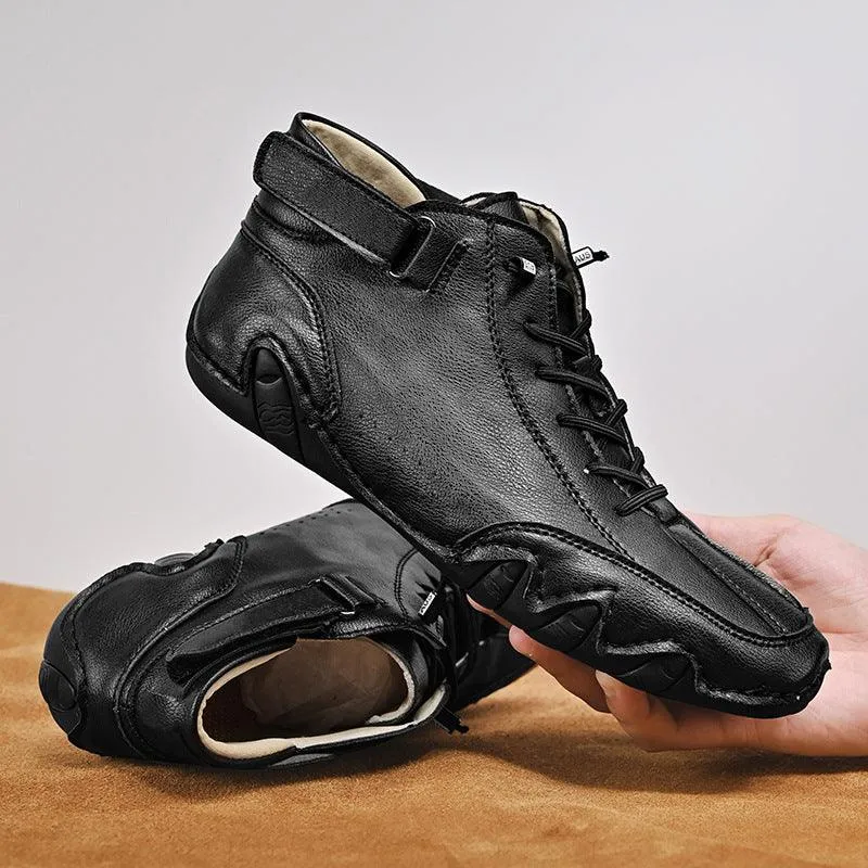 Velcron Fashion Lace-up Sneakers