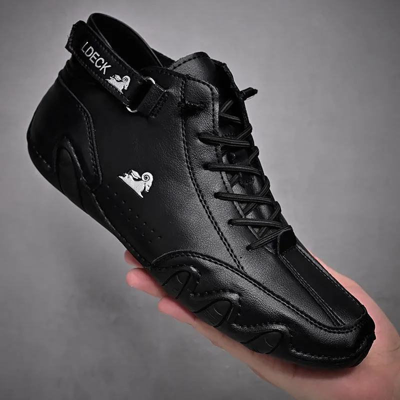 Velcron Fashion Lace-up Sneakers