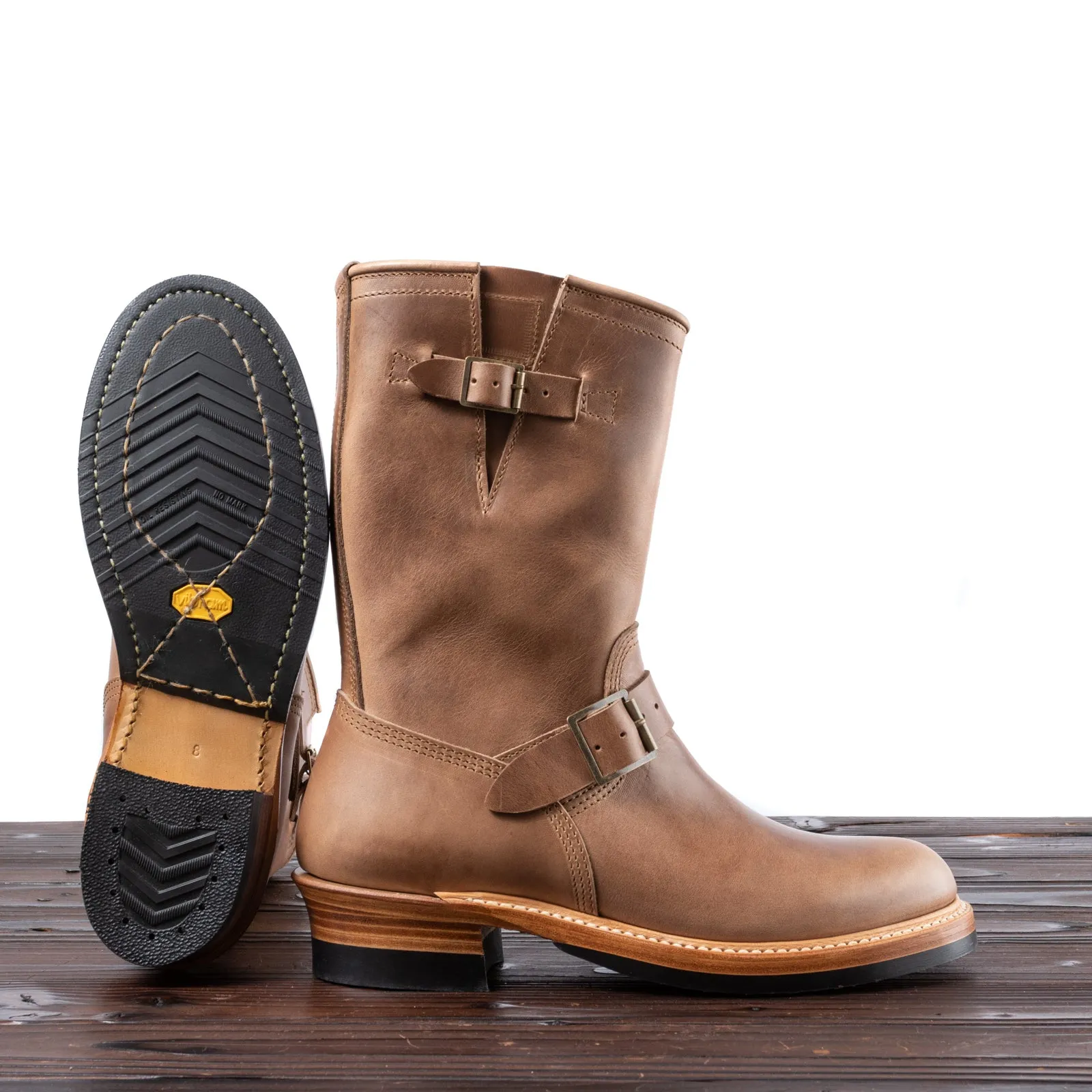 Wabash Engineer Boots - Natural CXL