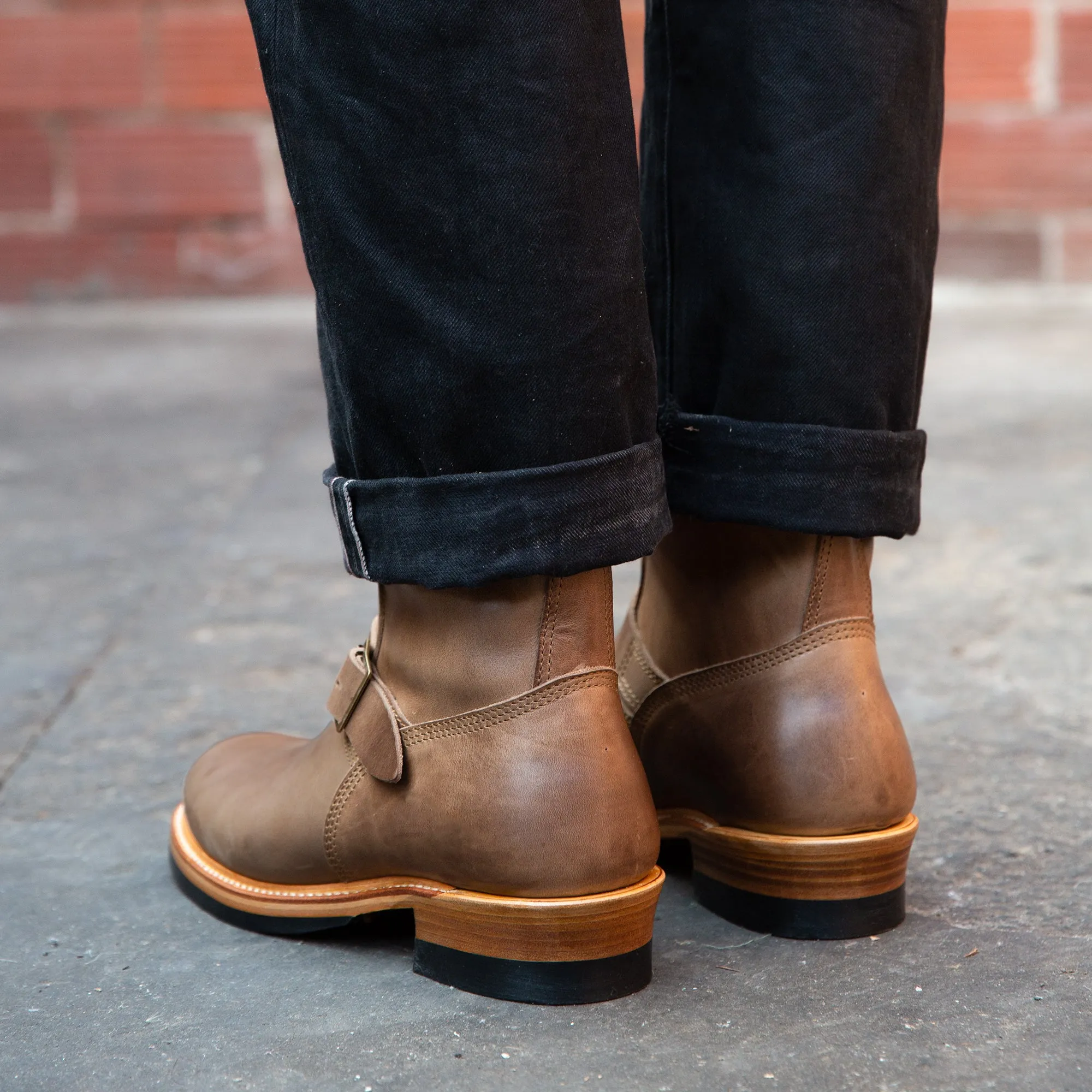 Wabash Engineer Boots - Natural CXL
