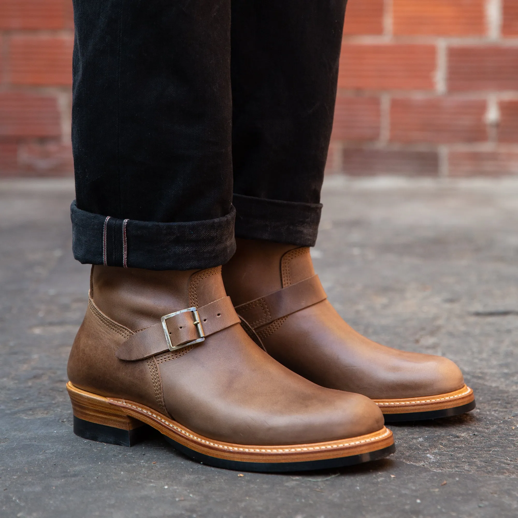 Wabash Engineer Boots - Natural CXL