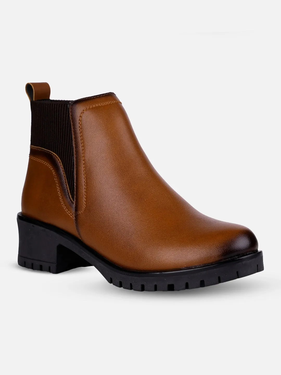 Women's Brown Ankle Boots (IU5002)